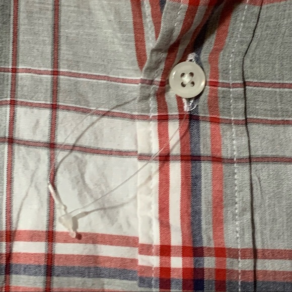 J Crew Mens Classic Fit Stretch Secret Wash Plaid Size Small Long Sleeve Gray - Picture 3 of 9